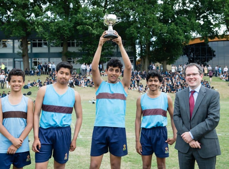 Sports Day 2017: boys relish the joy of taking part, while Harrisons’ savours its big win