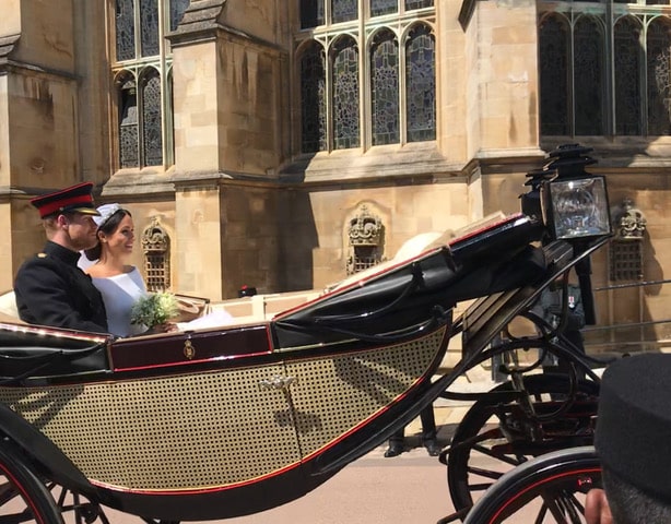 Wonderful and buzzing! QE pupil’s unforgettable day inside Windsor Castle at the “perfect” royal wedding