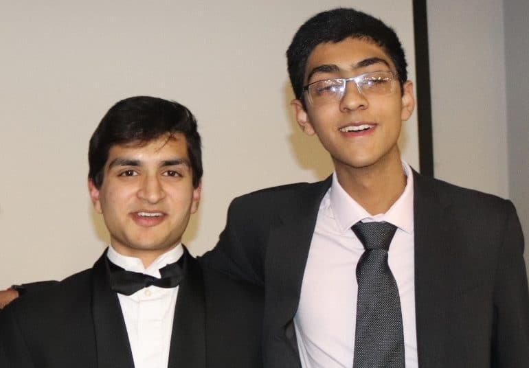 Smashed it! Sixth-formers’ charity dinner raises more than double their target