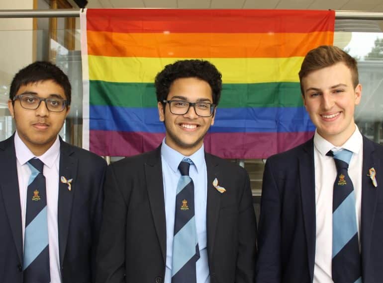 Rainbows and ribbons, PowerPoints and posters: ambassadors embrace special month with Pride