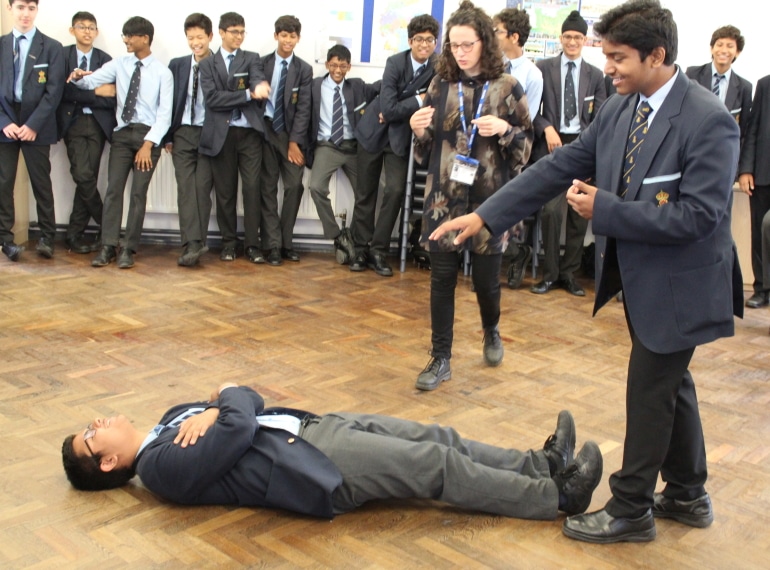 Stagecraft and witchcraft as boys get to grips with Macbeth