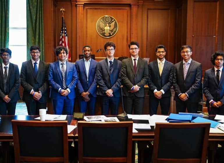 ‘Professional, persuasive, incisive’: judges’ verdict on QE sixth-formers in New York legal competition