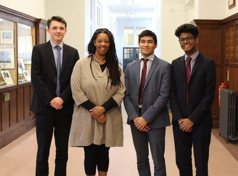 “If you get the grades, you belong”: first-ever black Master of an Oxbridge college speaks to QE sixth-formers