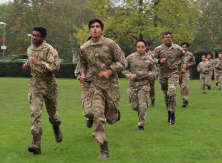 At the double! Covid-safe competitive training returns for cadets