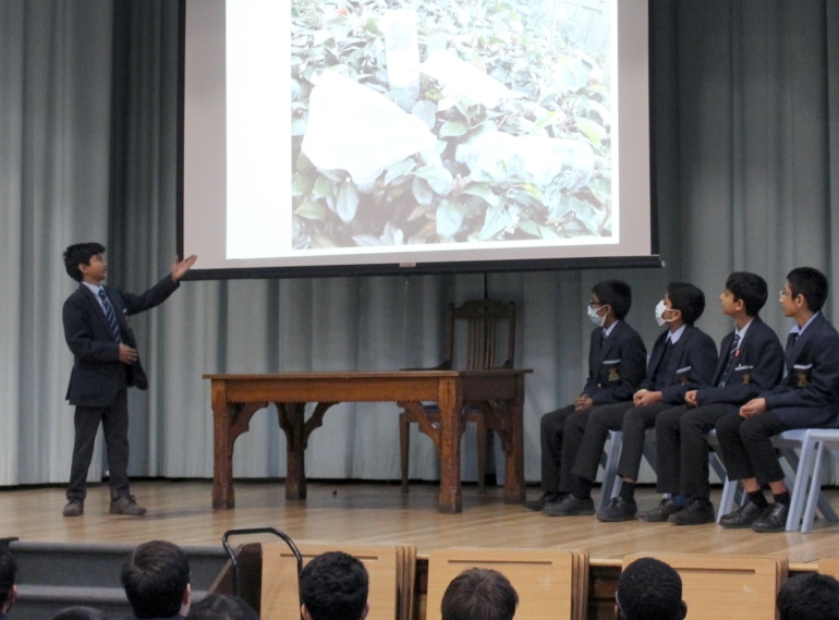 Focus on public speaking in photography competition that gives QE’s youngest boys a chance to be heard