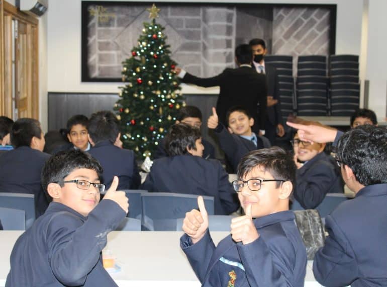 Compliments of the season! Charity, celebration and tradition to the fore in a festive end to the term