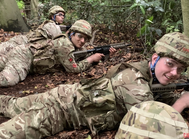 Back in action! QE’s cadets on exercise at last