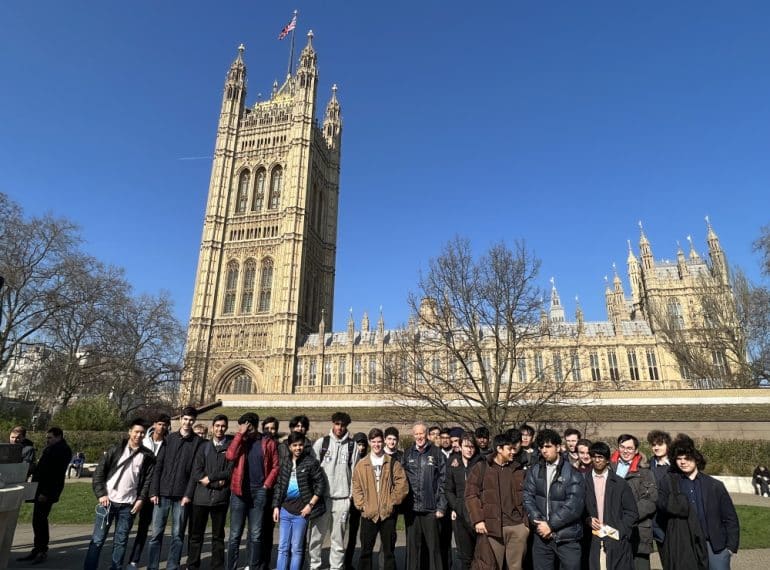 History in the making: sixth-formers hear politicians debate Ukraine on visit to Houses of Parliament