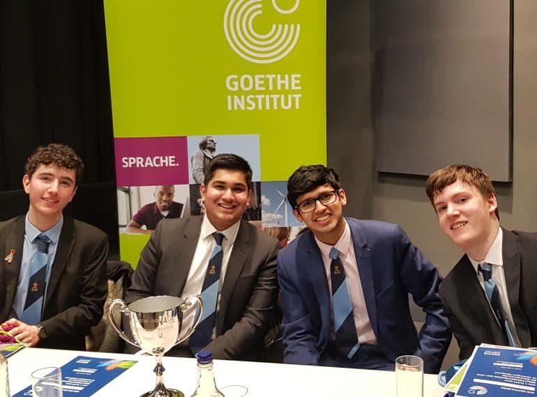 Sixth-formers crowned German national debating champions at first attempt