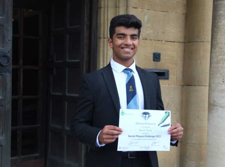 Rubbing shoulders with the best: Ranvir’s reward as he is named among top 50 young physicists