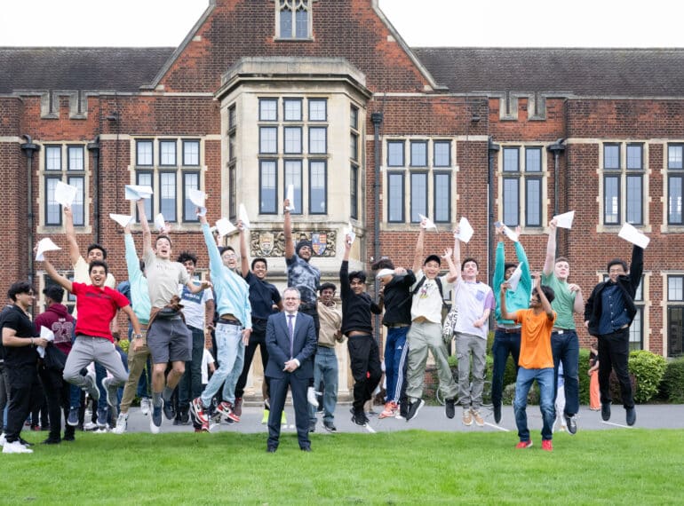 Making history: A-level winners excel in Queen Elizabeth School’s 450th anniversary year