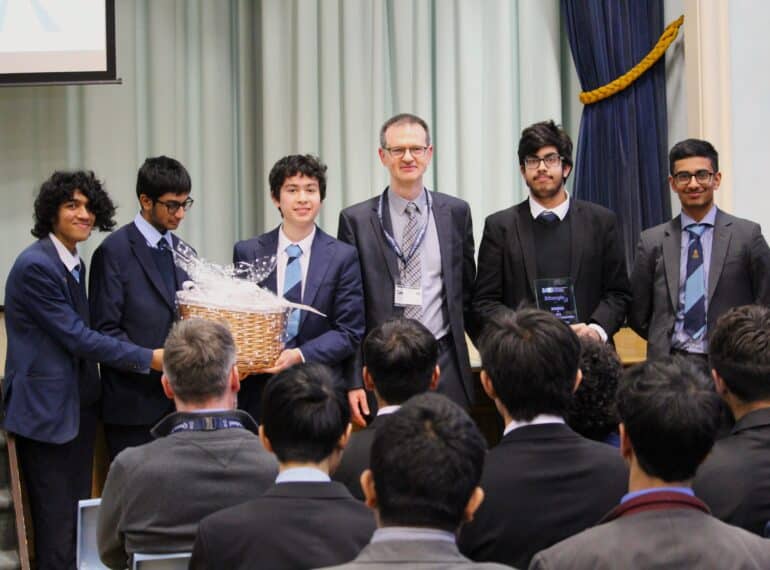 World-beating QE team celebrate competition success