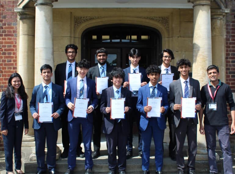 Recognised and affirmed: ten sixth-formers receive awards