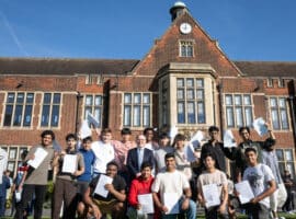 Setting the seal on a memorable year: top A-level grades follow golden array of university offers